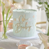 Floral Baby Cake Decoration